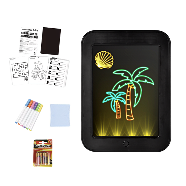 LED Drawing &amp; Activity Pad Set with Batteries