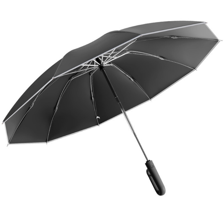 125cm Folding Windproof Umbrella Large Auto Open Ring Buckle for 2-3 People Image