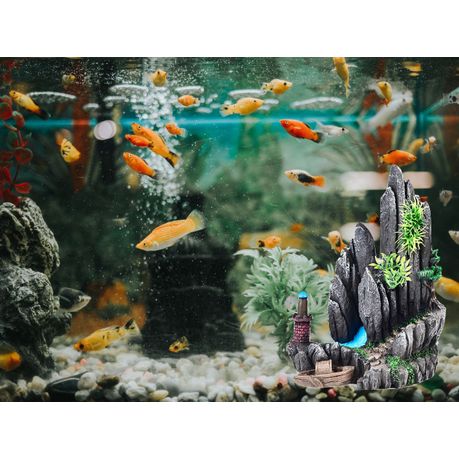 Pet Aquarium Fish Tank Light House Rockery Landscape Resin Decoration 20CM Shop Today. Get it Tomorrow takealot