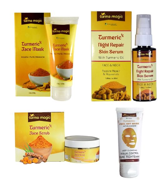 Turmo Magic Turmeric Beauty Product x 4 Products Combo