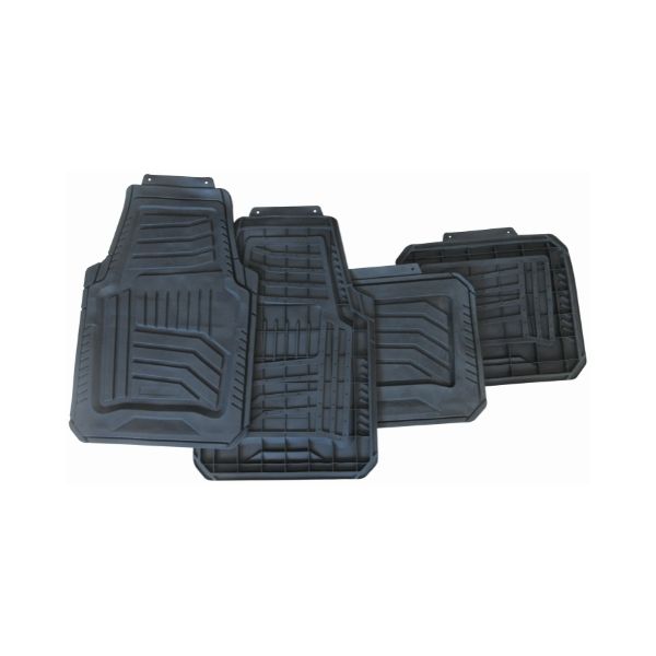 ACA Auto - Black Car Mat Set - 4PC
