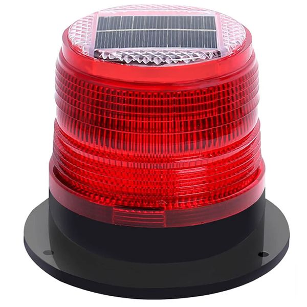 Solar Warning Flashing Light