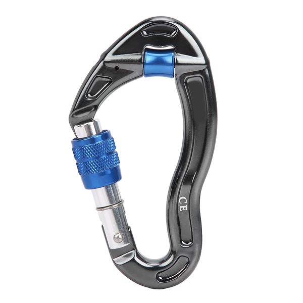 Blue Anti-Skid Rope Snap Clip Lock Buckle Hook
