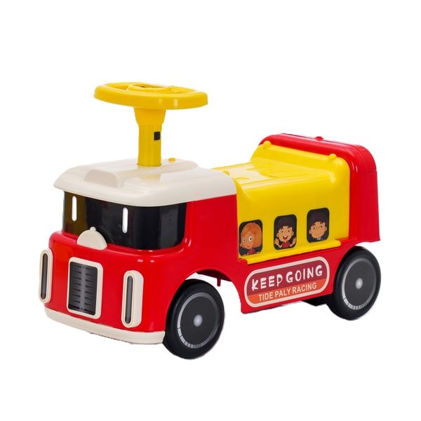 Kids Foot-to-Floor Ride-On Bus