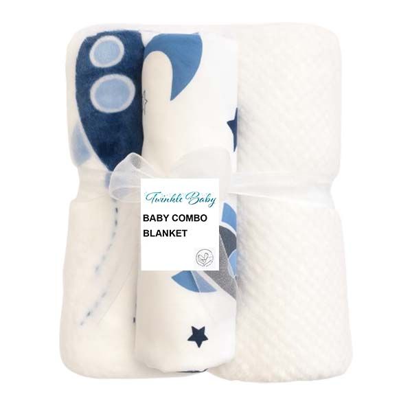 Gift Pack Twinkle Baby Blanket- 3 Blanket