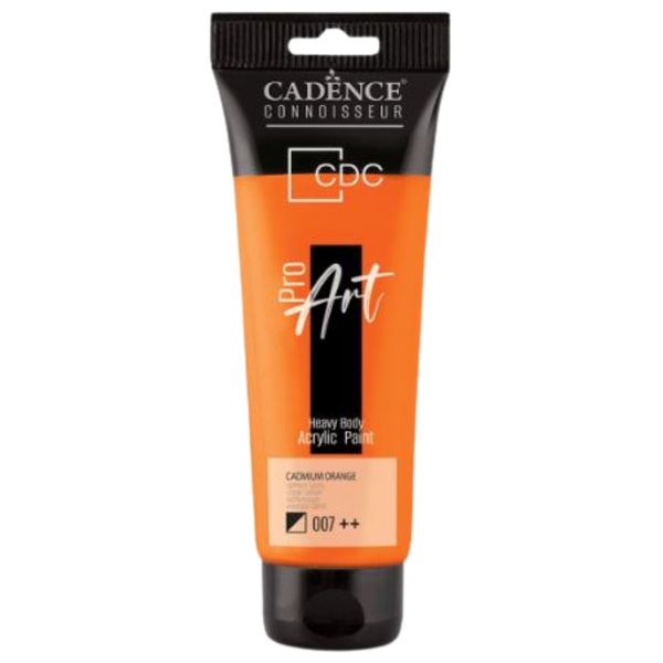 Cadence Pro Heavy Body Acrylic 120ml Cadmium Orange