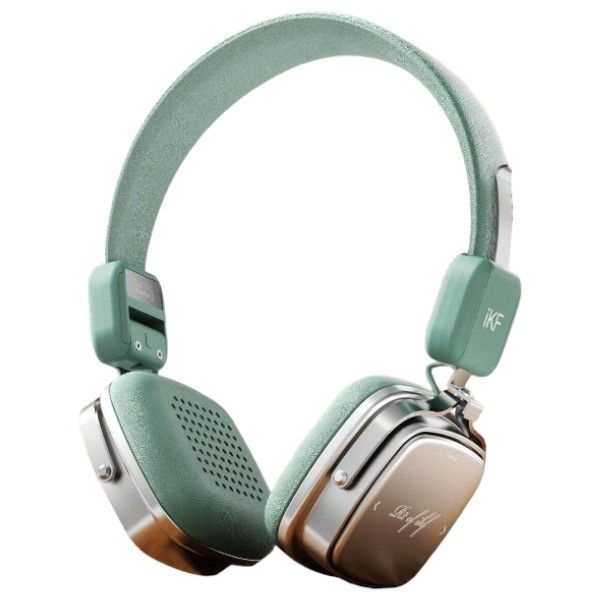 IKF - R2 - Wireless Retro Headphones With Hi-Fi Stereo Sound - Mint Green