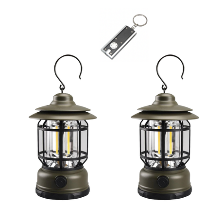 LED Camping Lantern Rechargeable 3000~8000K: Cute Retro Handheld Porta —  CHIMIYA