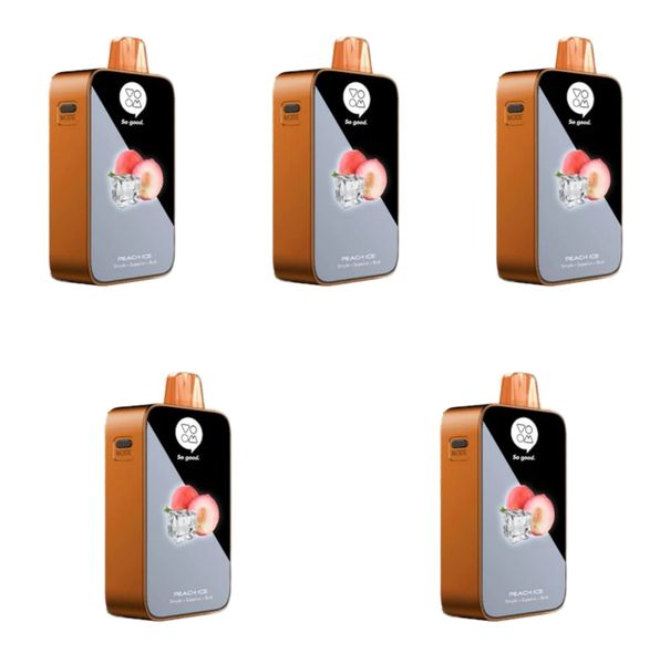 Voom Burst 25000 Puffs Disposable Vape - Peach Ice (Pack of 5)
