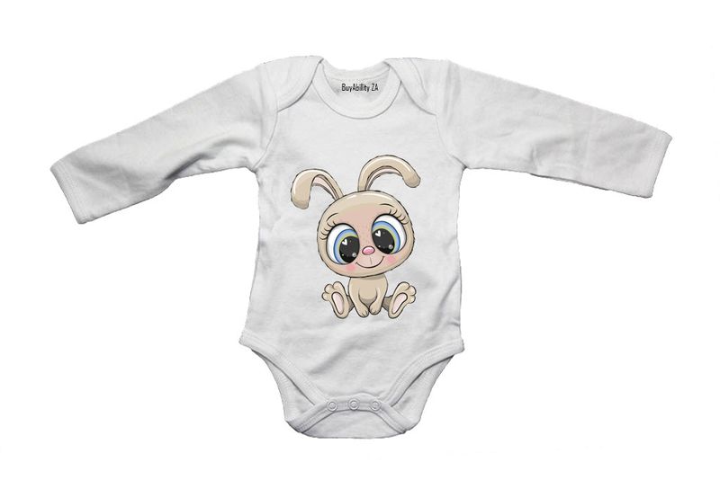 Bright Eyes Easter Bunny - Long Sleeve - Baby Grow