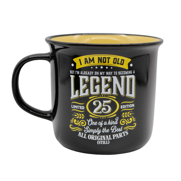 Legends Mug - 25 Years - Yellow