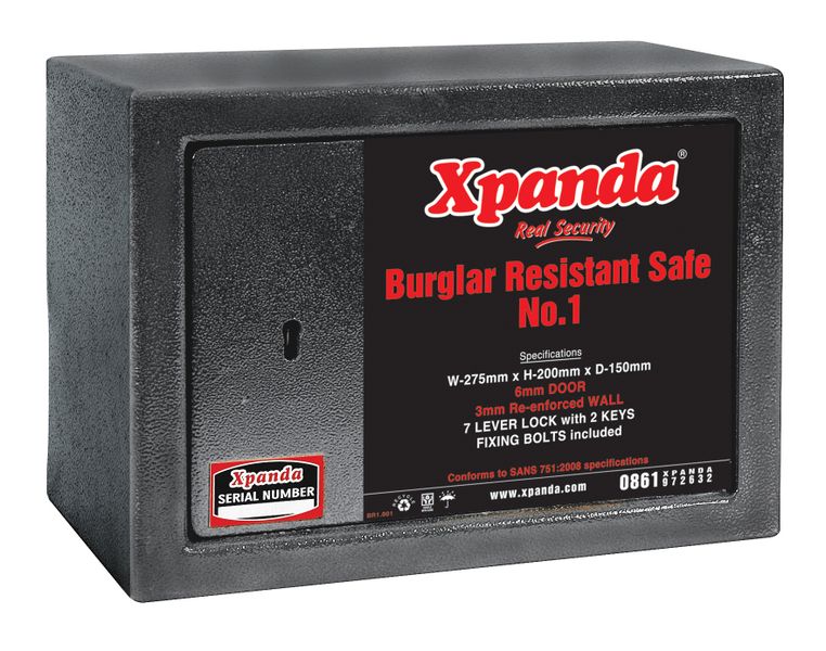 Xpanda Burglar Resistant Safe - No 1