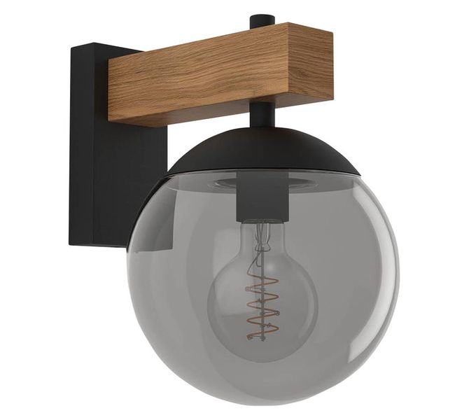 Outdoor Wall Light Black and Brown 40 W