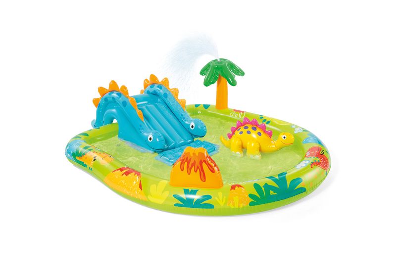 Little Dino Inflatable Play Center w/ Slide