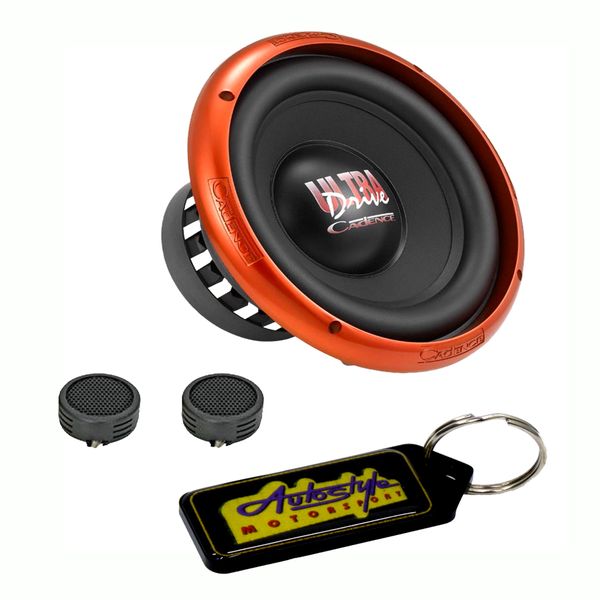 Cadence Ultra Drive 12" 900w DVC Subwoofer &amp; Evo Tweeters &amp; Key Holder