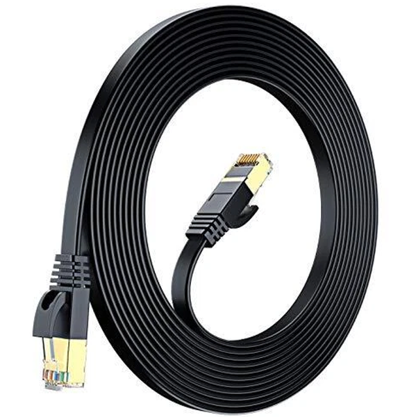 SlingTech Flat Cat7 Flylead Ethernet Network High Speed Cable - 5 m