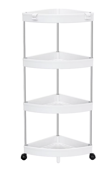Bathroom Shelf Kitchen Storage Rack Detachable Floor Standing Small Cart