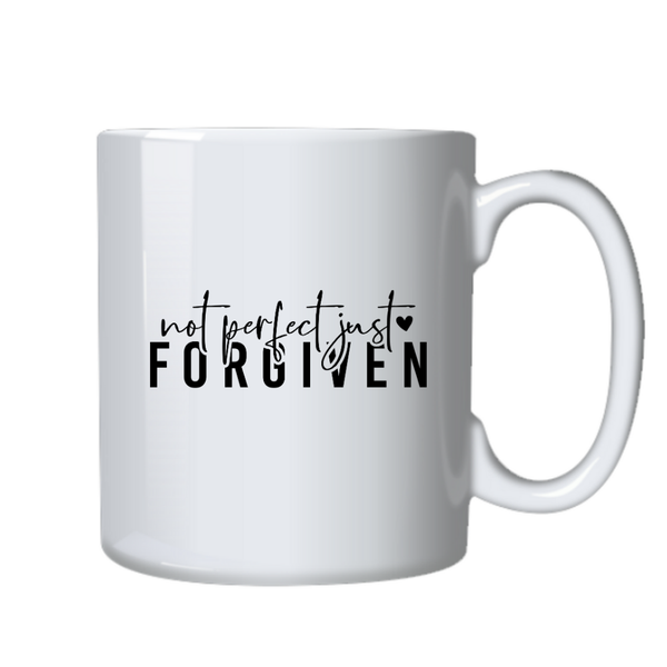 Perfect Forgiven Christian Theme Birthday Christmas Gift Cup Mug 402