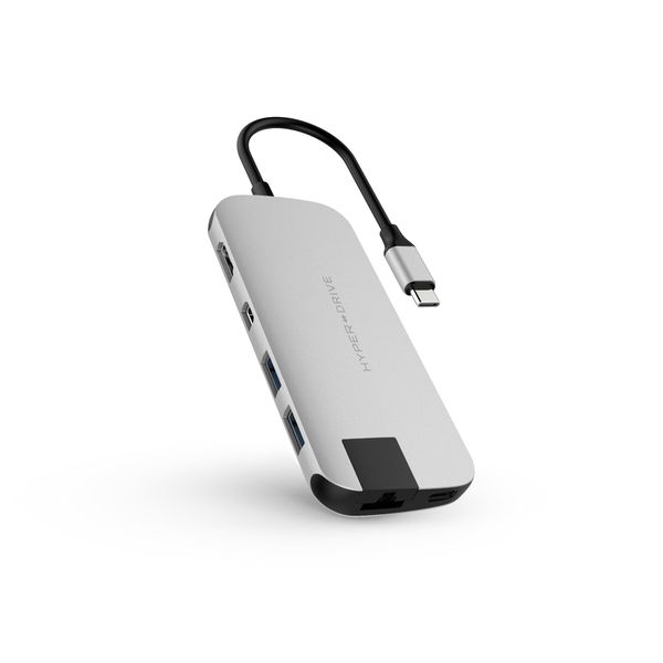 HyperDrive Slim 8-in-1 USB-C hub Gigabit Ethernet
