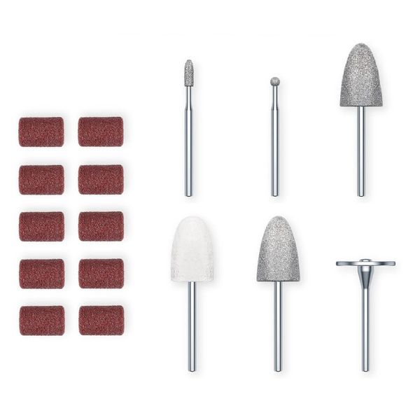 Beurer Manicure or Pedicure Attachments For Use With MP 52: MP 52 Spare Set