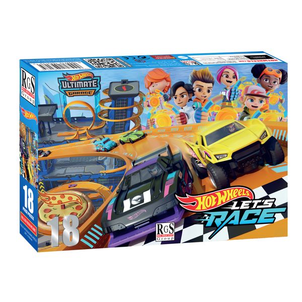 RGS Group Hot Wheels Let's Race 18 Piece Jigsaw Puzzle