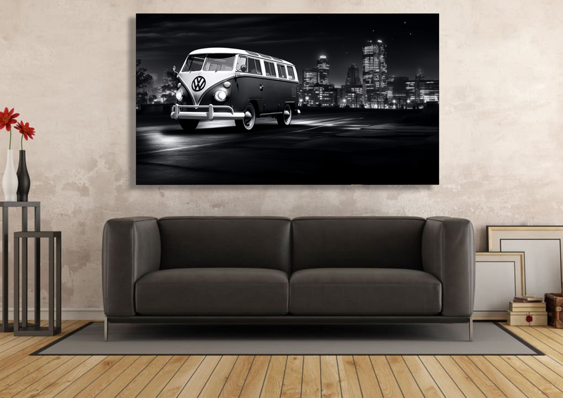 Canvas Wall Art - Nightlife Noir Dive - IM1006