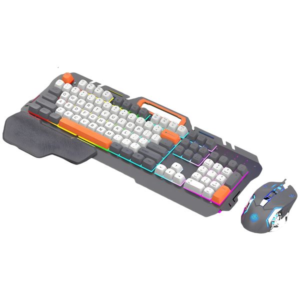 108-Key RGB Gaming Keyboard with Mouse - Wired Combo Set