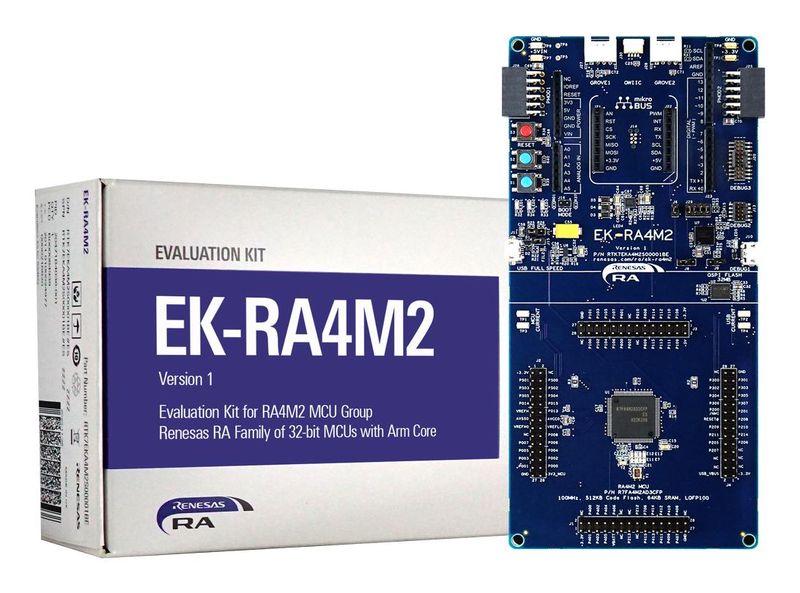 Renesas (RTK7EKA4M2S00001BE) Evaluation Kit, 32bit ARM Cortex-M33 MCU