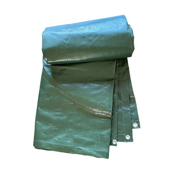 Tarpaulin Ground Sheet/Waterproof Tent Cover 3m x 4m HDPE
