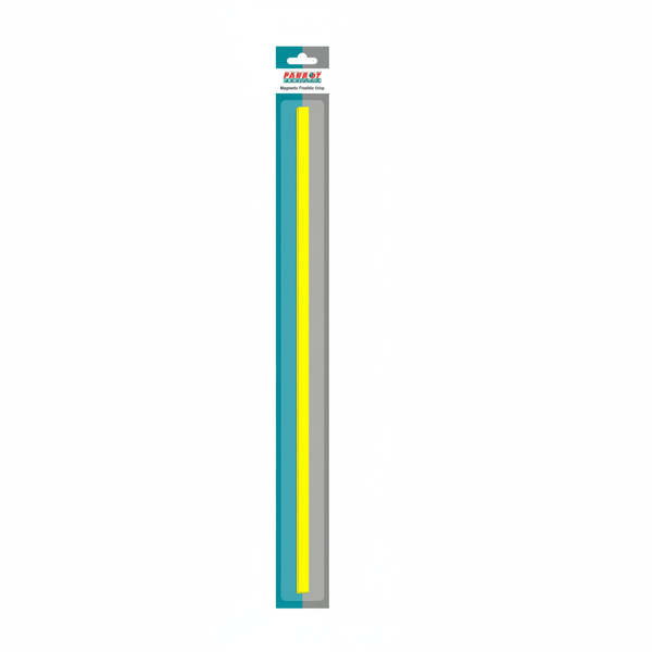Yellow Magnetic Flexible Strips 1000mm x 10mm for Organizing