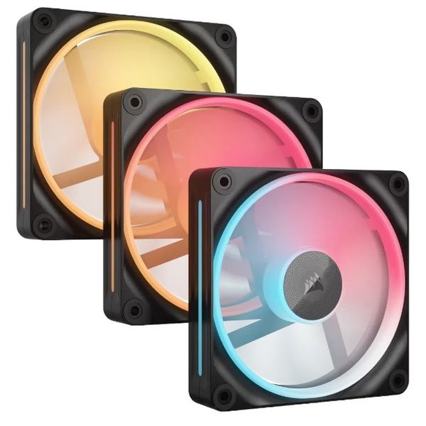 Corsair iCUE LINK LX120-R RGB 120mm PWM Fan Triple Kit - LX-R RGB Series