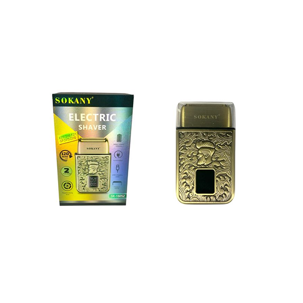 Sokany Men's Electric Shaver - Wet &amp; Dry Rechargeable Rotary Razor