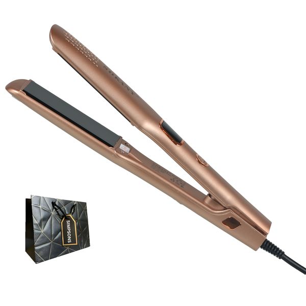 Sokany - Pro Hair Straightener 230 C Rapid Heating + Luxury Simpsons Bag
