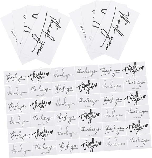 Elegant Thank You Cards Blank Design For Personal Business Messages