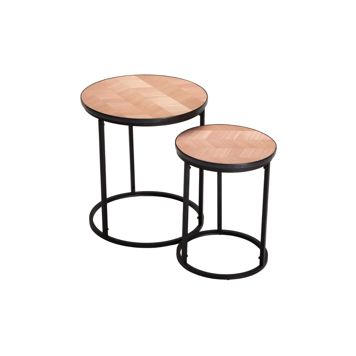 Carla Round Wood Top End Tables Shop Today. Get it Tomorrow