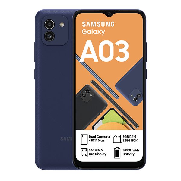 Samsung Galaxy A03 Dual Sim 32GB - Blue
