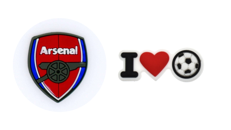 Arsenal FC Shoe Charms - 2 pack