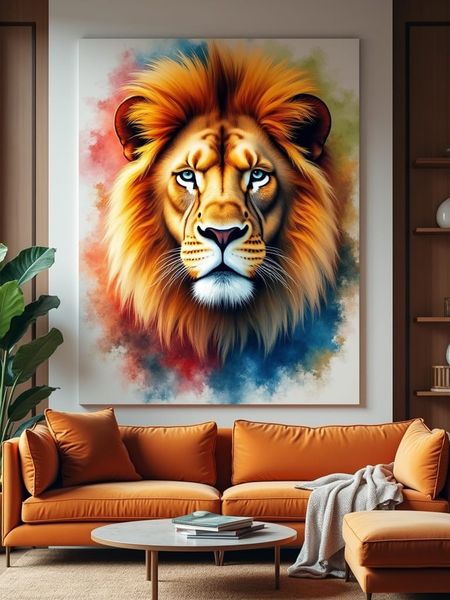 Canvas Wall art: Single - The Lion
