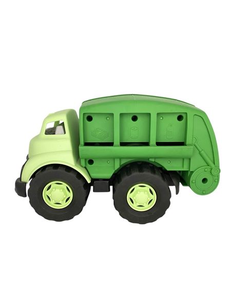 Safe Toys Vehicle Series - Green Garbage Truck (Durable Plastic)