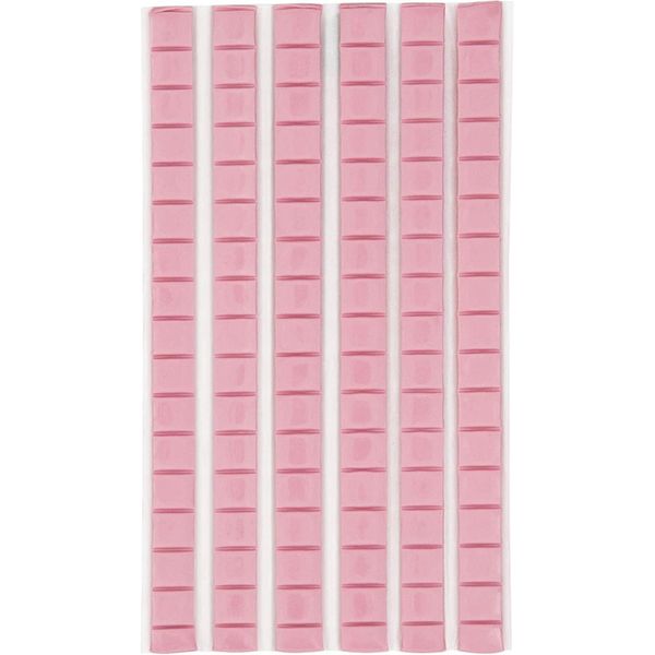 96 Pcs Adhesive Poster Tacky Putty Sticky Non-Toxic Reusable (Pink)