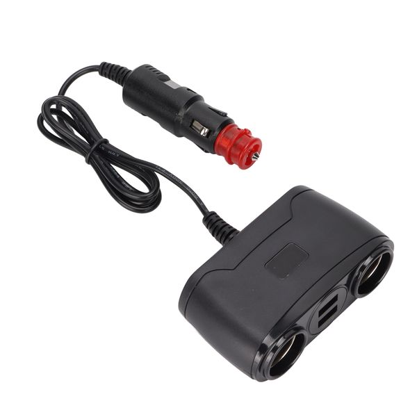 120W USB QC 3.0 Car Plug Charger Cigarette Lighter Splitter Adapter A