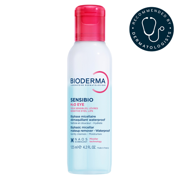 BIODERMA Sensibio H2O Eye Micellar Water Makeup Remover for Sensitive Eyes 125ml