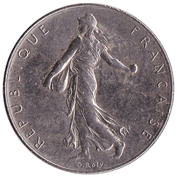 1978 France 1 Franc Signature O. Roty