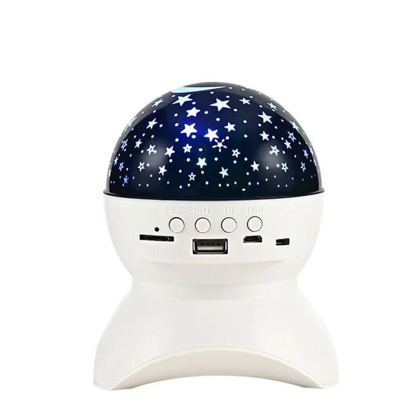 Colorful Night Light Bluetooth Speaker Portable Projection Ambient Light