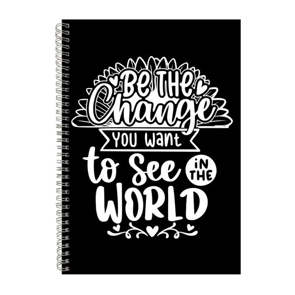 The Change A4 Notebook Spiral Lined Notepad Sunflower Idea 390