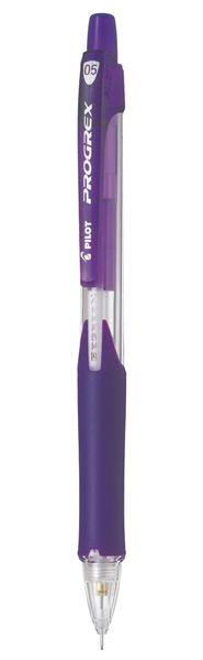 Pilot H-125 Progrex 0.5mm Clutch Pencil - Box of 12 - Violet Barrel