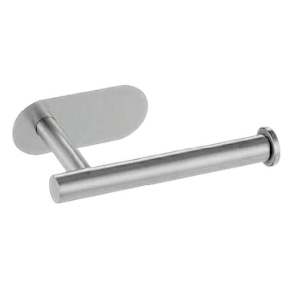 Oval Shaped Adhesive Stainless Steel Wall Mounted Bathroom Tissue Holder