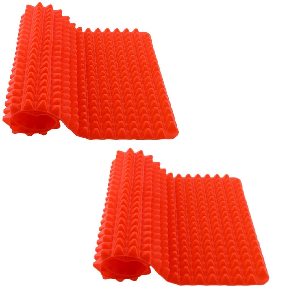 Kitchen Braai Baking Mats Pad Pyramid Shape Nonstick BBQ 2 Set Shop