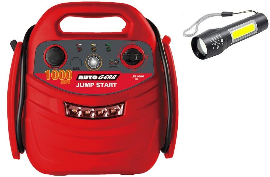 Autogear 12V 18Ah 1000Amp Jump Starter with Torch Shop Today. Get it Tomorrow!