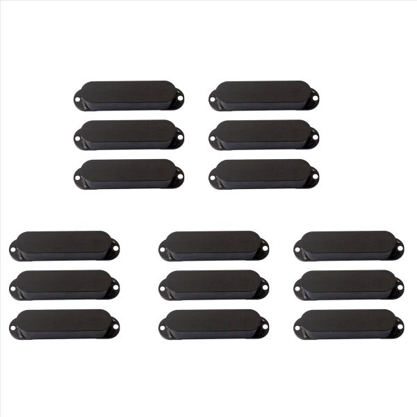 15X Black St Closed Single Coil Pickup Cover Sealed Pickup Covers